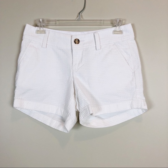 Lilly Pulitzer White Callahan Shorts - Picture 3 of 8